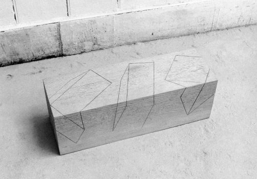 drawing on a block